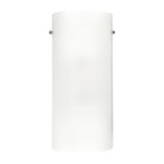 Hudson Wall Sconce - Brushed Nickel / White Opal