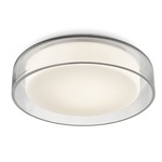 Aston Ceiling Light Fixture - Clear / Opal