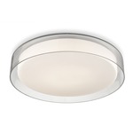 Aston Ceiling Light Fixture - Clear / Opal