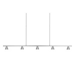 Dune Linear Pendant - Brushed Nickel