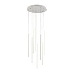 Chute Multi Light Pendant - White / Opal