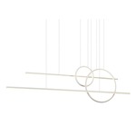 Chute Calypso Linear Suspension - White / Opal