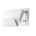 Dorchester Wall Light with Holder - White