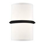 Pondi Wall Sconce - Black / Opal