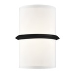 Pondi Wall Sconce - Black / Opal