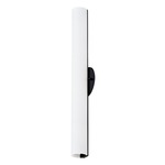 Bute Bathroom Vanity Light - Black / White Opal