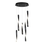 Pirouette Multi Light Pendant - Matte Black