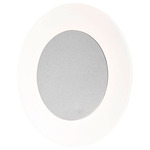 Saturn II Wall Light - Matte Silver / Frosted