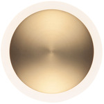 Saucer Wall Light - Gold / Frosted