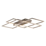 Traverse Semi Flush Ceiling Light - Champagne / White