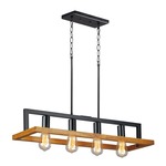 Black Forest Linear Pendant - Black