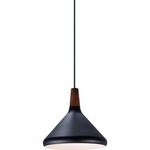 Nordic Cone Pendant by Maxim Lighting | 11350WNBK | MAX813946