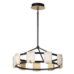 Radiant Chandelier - Black / Crystalline