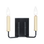 Sullivan Bathroom Vanity Light - Gold / Black