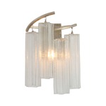 Victoria Wall Light - Golden Silver / Waterfall