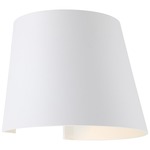 Cone Outdoor Wall Light - White