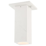 Transformer Square Adjustable Ceiling Light - White / Clear