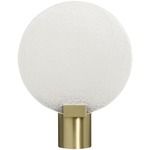 Nimbus Wall Sconce - Satin Brass / Fritted