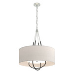 Loop Pendant - Vintage Platinum / Flax