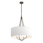 Loop Pendant - Bronze / Natural Anna