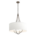 Loop Pendant - Bronze / Natural Anna