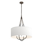 Loop Pendant - Bronze / Natural Anna