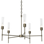 Vela Chandelier - Soft Gold / Clear