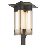 Axis Outdoor Post Light - Coastal Natural Iron / Clear