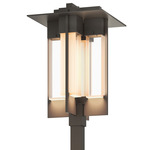 Axis Outdoor Post Light - Coastal Dark Smoke / Clear