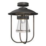 Erlenmeyer Outdoor Ceiling Light - Natural Iron / Clear