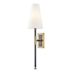 Bowery Wall Sconce - Aged Old Bronze / White