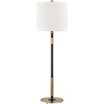 Bowery Table Lamp - Aged Old Bronze / White