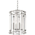 Haddon Chandelier - Polished Nickel