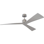 Adler Ceiling Fan - Brushed Steel / Silver