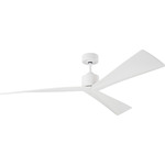 Adler Ceiling Fan - Matte White / Matte White