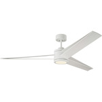 Armstrong Ceiling Fan with Light - Matte White / Matte White