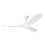 Maverick II Indoor / Outdoor Ceiling Fan with Light - Matte White