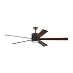 Vision 72 5-Blade Ceiling Fan with Light - Oil Rubbed Bronze / Matte White