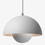 Flowerpot VP1 Pendant - Matte Light Grey / Matte Light Grey