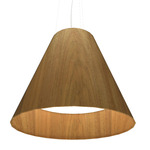 Conical Large Pendant - Blonde Freijo