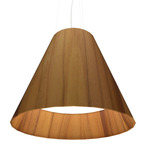 Conical Large Pendant - Teak