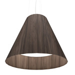 Conical Large Pendant - American Walnut