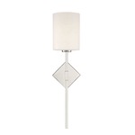 Destin Wall Light - Polished Nickel / Opal