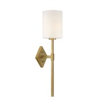 Destin Wall Light - Warm Brass / Opal