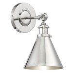 Glenn Wall Light - Polished Nickel