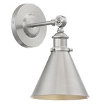 Glenn Wall Light - Satin Nickel