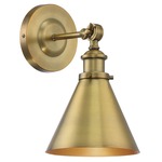 Glenn Wall Light - Warm Brass