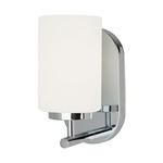 Oslo Wall Sconce - Chrome / Opal