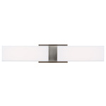 Vandeventer Bathroom Vanity Light - Brushed Nickel / White