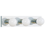 Center Stage Bathroom Vanity Light - Chrome